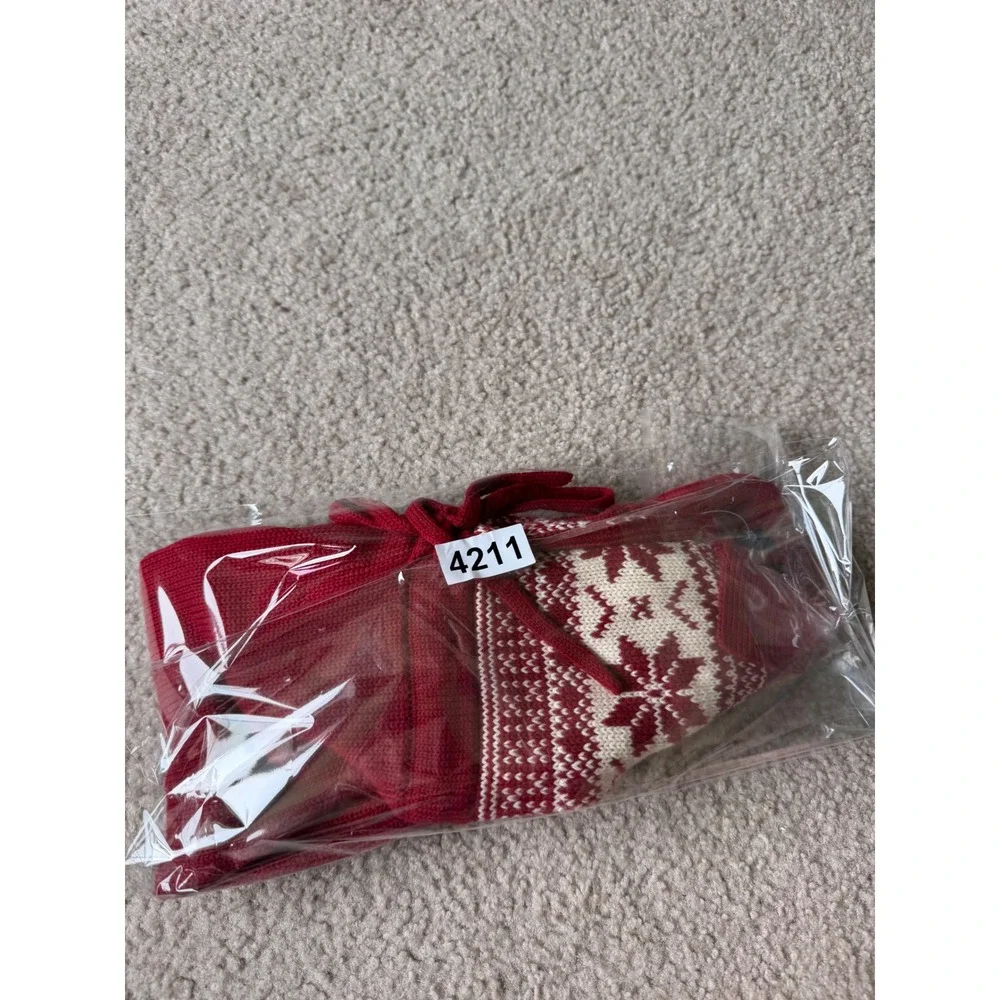 Ralph Lauren Baby‎ Fair Isle Footed Coverall Romper New Red 3-6M